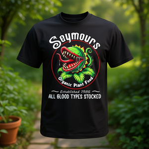 T-shirt vintage promozionale con stampa di piante organiche in stile retrò, abbigliamento horror, divertente e originale - Product Image 3