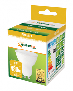 Lampada Led Dicroica GU10 6W 4000K 480Lm 120 (Spectrum WOJ13267) - Product Image 1