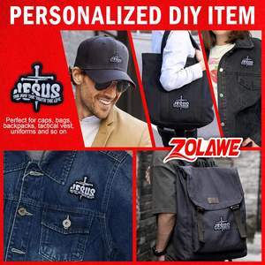 Parche Jesus The Way Truth Life, parches para coser y planchar de 3 pulgadas, parches bordados cruzados para ropa, mochilas de Pakistán - Product Image 3