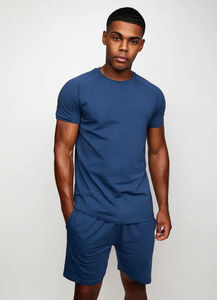 Wholesale New High-Quality <b>Men's</b> Summer <b>Set</b> T-Shirt <b>and</b> <b>Short</b> <b>Set</b> Summer Oem Service Promotion <b>Top</b> Sale <b>Set</b> For <b>Men</b> - Product Image 2