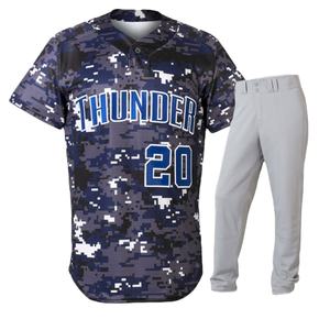 Uniformes de Béisbol Sublimados Personalizados, Antibacterianos, 100% Poliéster, Colores y Tallas Personalizables para Pedidos de Equipo - Product Image 1