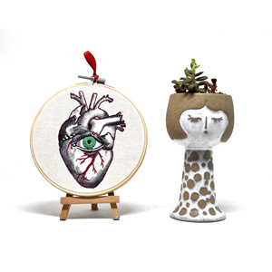 Art de la broderie moderne, cœur anatomique, 15 cm - Product Image 3