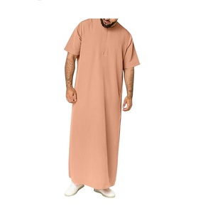 2025 ropa islámica Thobes musulmana transpirable nuevo estilo prendas de vestir exteriores moda personalizada hombres Thobe Jubbah - Product Image 4