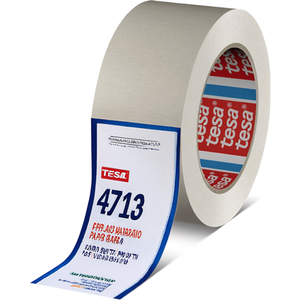 For TESA 4713 <b>White</b> Packaging <b>Tape</b> Paper 50 m Length 1.97 in Width for Office Use - Product Image 3