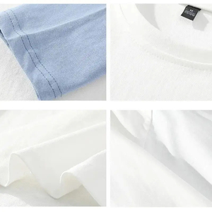 T-shirt à manches longues surdimensionné à col rond en coton 100% respirant, style nouveau, double couche, lavage à l'acide, décoloration au soleil, impression numérique, fabrication sur mesure - Product Image 6