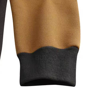 Veste d'hiver à motif personnalisé pour hommes, sweat-shirt à capuche à motif solide en coton et polyester, dernier style décontracté - Product Image 4