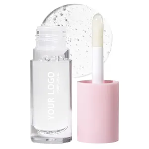 Vitamin-E Moisturizing Clear Sheen Lip Oil OEM ODM High Quality Vegan Lip Care Makeup Nourishing Tinted Shine Lip Gloss