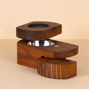 Quemador Bakhoor de madera moderno con cajón deslizante Soporte de incienso minimalista para Oud y resina - Product Image 3