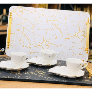 Vaisselle de haute qualité Plateau de service alimentaire avec poignée Design attrayant Hôtel Restaurant Fournisseurs au prix le plus bas - Product Image 2