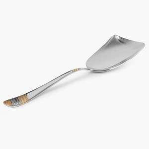 Sleek Rice Serving <b>Spoon</b> the Perfect Tool for Serving Rice Polished Rice Serving <b>Spoon</b>: Enhance Your <b>Table</b> Setting - Product Image 2