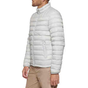Veste en duvet personnalisée avec fermeture à glissière pour hommes Veste d'hiver de haute qualité Toile respirante Style décontracté Confortable Respirant - Product Image 6
