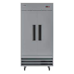 Equipo de Refrigeración para Cocina Comercial de 39 Pulgadas Congelador Vertical de Acero Inoxidable de 2 Puertas y 29.77 Pies Cúbicos Capacidad Ajustable en Pies - Product Image 4