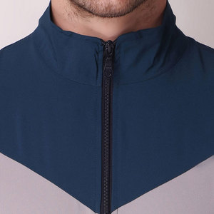 Ensemble survêtement tendance pour homme, veste coupe-vent en polyester et pantalon, design personnalisé, fermeture éclair intégrale, veste coupe-vent en nylon - Product Image 3