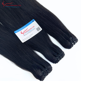 Cheveux raides naturels noirs cheveux humains vietnamiens doublement étirés longueur personnalisée 4 - 40 pouces extensions de cheveux en gros - Product Image 2