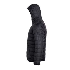 Veste à bulles personnalisée très vendue pour hommes, tissu épais d'hiver, veste matelassée à capuche pour hommes - Product Image 2