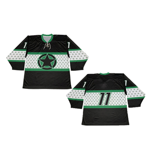 Nouveauté 2025, maillot de hockey sur glace personnalisé avec le nom de l'équipe, vêtements de sport, logo personnalisé brodé, respirant, 100% polyester, fabriqué au Pakistan - Product Image 4