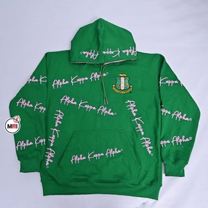 เสื้อฮู้ดสวมหัวโอเวอร์ไซส์ปักลาย3D กำหนดเองได้เสื้อมีฮู้ดแขนยาวผ้าคอตตอนผ้าฟลีซ - Product Image 2