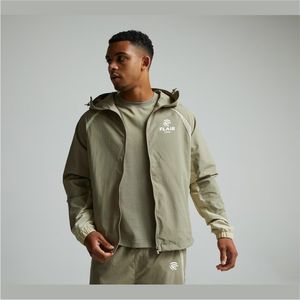 Veste coupe-vent imperméable et respirante avec capuche pliable pour homme, fermeture éclair - Product Image 4