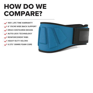 Emballage personnalisé de fermeture de boucle de crochet de Protection professionnelle de ceinture de levage d'EVA résistante pour la musculation d'haltérophilie de gymnase - Product Image 3