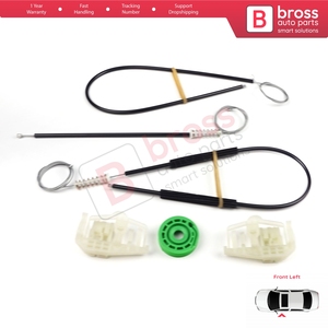 Kit de réparation de lève-vitre électrique BWR741 gauche pour Série 3 E46 Compact 2001-2005 2/3 portes 51338251351 - Product Image 2