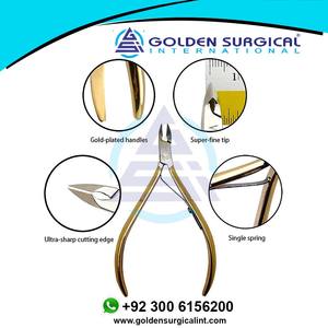 Coupe-cuticules pour pédicure et manucure, pince à ongles, ciseaux en acier inoxydable extrêmement tranchants, dissolvant de cuticules - Product Image 3