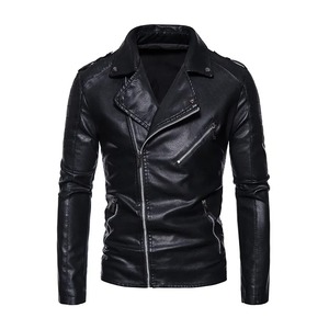 2025 mode cuir Biker veste pour hommes automne nouveau coréen jeunesse moto porter gris couleur peau de vache cuir veste pour hommes - Product Image 3
