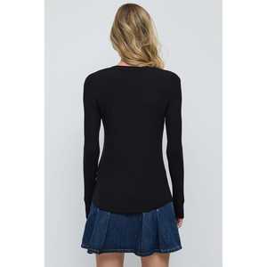 Chemise décontractée à col rond, manches courtes, manches longues, coupe droite, devant à volants, disponible en taille XL, en polyester 220g - Product Image 5