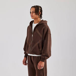 Custom High Quality Rhinestone Zipper up Streetwear Fleece Heavy Weight Hoodie <b>Men</b> Best Quality <b>Hoodies</b> Breathable <b>Men</b> <b>Hoodies</b> - Product Image 4