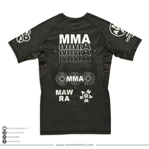 Rashguard MMA personnalisé avec panneaux en maille ventilée, T-shirt de compression BJJ respirant à séchage rapide, Sublimation, Tenue de combat, Entraînement, Gym - Product Image 3