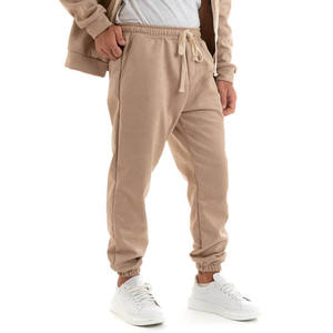 Ensemble de pantalons de survêtement à capuche 2 pièces en coton polaire à la mode pour hommes, coupe ample, fermeture éclair, logo personnalisé pour les survêtements d'hiver à imprimé bouffant - Product Image 5