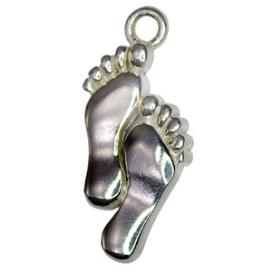New Design Cute Feet Pendant 925 Sterling Silver <b>Charm</b> <b>Bracelet</b> DIY Women's Jewelry With Attractive Accessories - Product Image 1