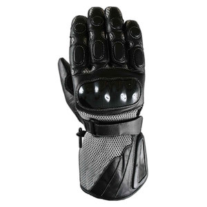 Guantes de carreras de motos de invierno con agarre fuerte de alta calidad, guantes antideslizantes de cuero genuino de alta resistencia, guantes de motocicleta Unisex - Product Image 3