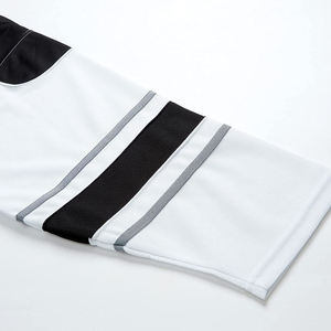 Maillot de hockey sur glace personnalisé avec design patchwork imprimé par sublimation, logo d'équipe personnalisable, vêtements de hockey sur glace, service OEM, respirant - Product Image 5