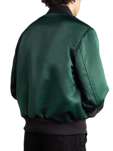 Chaqueta Bomber de Satén para Hombre, Color Sólido, Precio al por Mayor, Invierno, Última Moda, Diseño de Lujo OEM, Transpirable e Impermeable - Product Image 3
