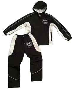 Streetwear Custom Waterproof Windbreaker Tracksuits Summer Lightweight Track Running <b>Jacket</b> Wind Breaker Tracksuits Set - Product Image 1