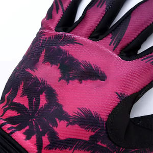 Gants de course à vélo unisexes de haute qualité à doigts entiers Protection UV Impression de logo personnalisée Fonction écran tactile Fabriqués en spandex pour hommes - Product Image 2