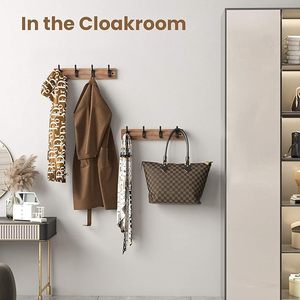 Crochets muraux en acier inoxydable pour accrocher des chapeaux de serviette vêtements écharpe sac clé-crochet de lit pour une organisation pratique dans le bureau à domicile - Product Image 6