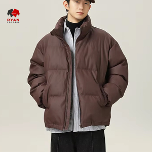 Veste d'hiver matelassée personnalisée de qualité supérieure avec tissu respirant, design OEM, veste légère et isolée pour homme - Product Image 6