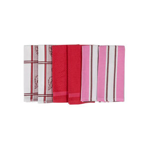 Suministro directo de fábrica 100% Material de algodón puro La mejor calidad Impresión personalizada Toallas de cocina - Product Image 4