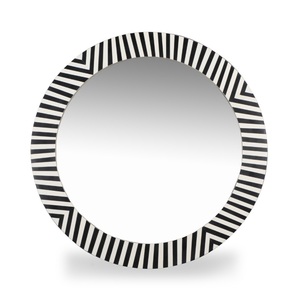 Miroir mural et de table décoratif en verre et métal de haute qualité de luxe moderne pour salon, chambre à coucher et bureau à usage hôtelier - Product Image 3