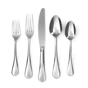 Ensemble de couverts en argent, acier inoxydable, pour mariage, hôtel, restaurant, utilisation quotidienne - Product Image 3