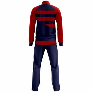 Chándal de poliéster de bloque de color para hombre con logotipo de impresión personalizado de moda de alta calidad - Product Image 2