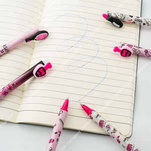 Pulpen Gel Hapus Kartun Anime Netral Grosir dengan Penghapus, Hadiah untuk Siswa, Alat Tulis Musim Semi, Pulpen Gel Hapus yang Dapat Diperpanjang - Product Image 3