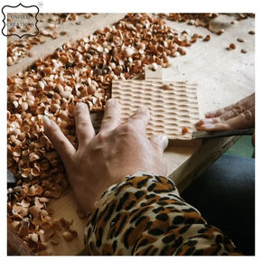 Vente en gros de sous-verres carrés en bois fins de style classique personnalisés Chêne naturel Hêtre Acacia Noyer pour thé Café Boisson Pot-Blanc uni - Product Image 5