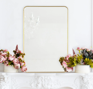 Rectangular Minimalist Wall <b>Mirror</b> - Product Image 2