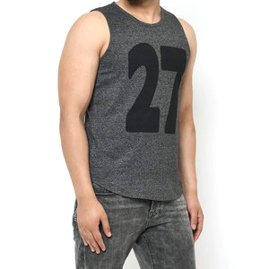 Nueva llegada de los hombres camiseta sin mangas Slim Fit cómodo más tamaño transpirable producto de Venta caliente nuevo estilo camiseta sin mangas para los hombres - Product Image 4