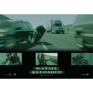 Modern Matrix-Reloaded Wall <b>Poster</b> Made of High Quality Paper - Product Image 1