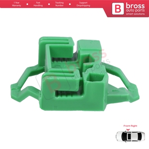 Clips de réparation de lève-vitre BWR63 R2 avant droit pour Polo Classic 6V Caddy MK2 Cordoba MK1 Ibiza MK2 Inca Octavia MK1 1U 6K483 - Product Image 2