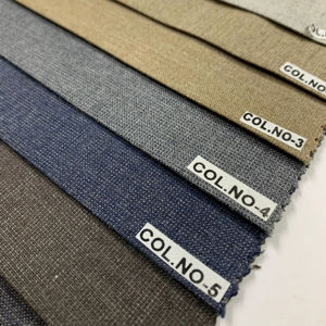 Tela de Polialgodón Giorgia para Prendas, Tejido de Espiga Grueso, Tinte Liso, Acabado Premium para Niños y Niñas - Product Image 1