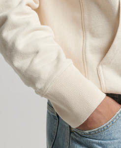 Sweat-shirts à capuche unisexes d'hiver de haute qualité avec fermeture éclair, broderie personnalisée, 100% coton molletonné, lourds et surdimensionnés - Product Image 4